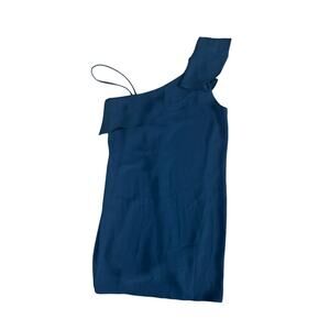 Amanda Uprichard Green One Shoulder Dress Size S